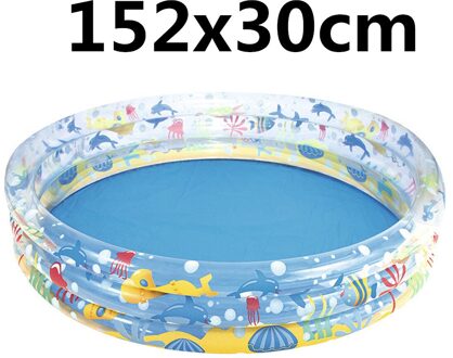 Thuis Opblaasbare Baby Zwembad Draagbare Ballen Spelen Zwembad Draagbare Vouwen Bal Wasbare Anti-Slip Oceaan Kids Veiligheid Barrière 1.52m