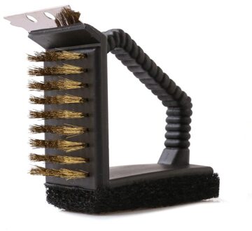 Thuis outdoor BBQ borstel Grill Barbecue Grill Cleaner Koken picknick Schraper Draad Comfortabele Barbecues Remover Schuursponsje