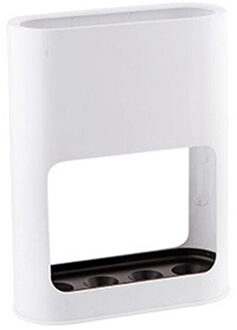 Thuis Ovale Paraplubak Rek Paraplu Aftappen Kan Houder 4 Stuks Paraplu wit