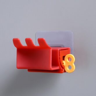 Thuis Plastic Tandpasta Squeezer Tube Dispenser Rolling Tandenborstelhouder Badkamer Supply Gebitsreiniging Accessoires rood