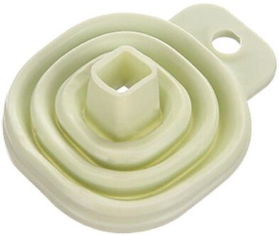 Thuis Siliconen Intrekbare Mini Trechter Overbrengen Vloeibare Olie Parfum Huishoudelijke Lange Nek Trechter Vloeibare Vulling Keukengerei groen