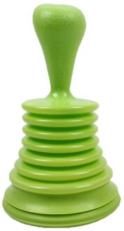 Thuis Sink Afvoer Pijplijn Baggerschip Cup Zuiger Gootsteen Schoonmakers Zuig Wc Borstel Zuignappen Toilet Plunger Pijp-Cleaner groen