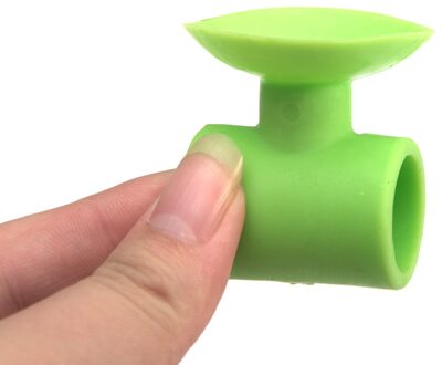 Thuis Slaapkamer Duurzaam Hotel Rubber Zuignap Effen Elastische Ruisonderdrukking Installeren Deurklink Bumper groen