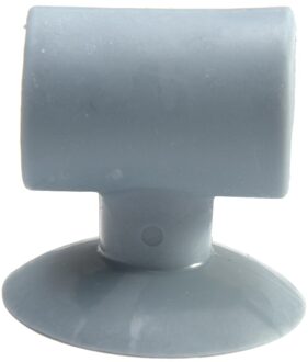 Thuis Slaapkamer Duurzaam Hotel Rubber Zuignap Effen Elastische Ruisonderdrukking Installeren Deurklink Bumper licht blauw