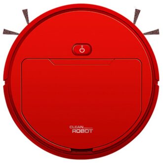 Thuis Slimme Robot Stofzuiger Mop Vegen Droog Nat Schoner Kleine Oplaadbare Vegen Robot Automatische Huis Schoonmaken Machine Rood