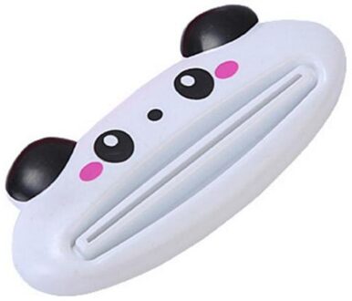 Thuis Squeezer Cartoon Tandpasta Dispenser Rolling Holder Tandenborstelhouder Keuken Badkamer Decoratie Accessoires panda