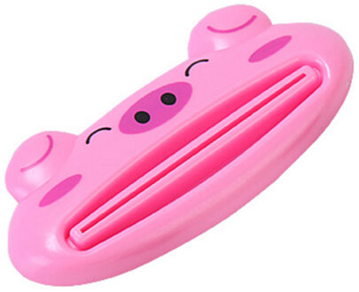Thuis Squeezer Cartoon Tandpasta Dispenser Rolling Holder Tandenborstelhouder Keuken Badkamer Decoratie Accessoires poeder varken