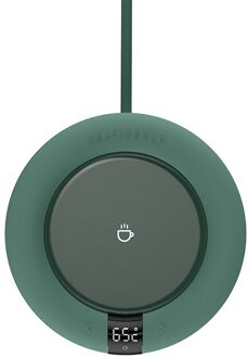 Thuis Usb Verwarming Onderzetters Waterdicht Warmer Gadget Thee Koffie Melk Kantoor Verwarming Coaster Keuken Snelle Heater Warmer Gereedschap groen ronde