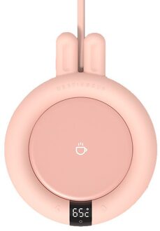 Thuis Usb Verwarming Onderzetters Waterdicht Warmer Gadget Thee Koffie Melk Kantoor Verwarming Coaster Keuken Snelle Heater Warmer Gereedschap roze konijn