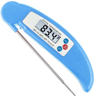 Thuis Voedsel Thermometer Elektronische Timing Multifunctionele Barbecue Thermomete Huis Tuin Keuken Dining & Bar Voor Pasen En Eid blauw