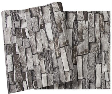 Thuis Wall Decor Retro 3D Baksteen Muurstickers Bar Bar Restaurant Woonkamer Muur Decor Diy Zelfklevende Waterdichte behang Bourgondië