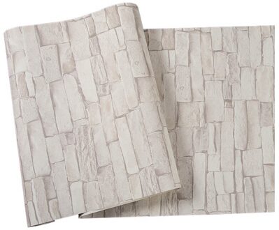 Thuis Wall Decor Retro 3D Baksteen Muurstickers Bar Bar Restaurant Woonkamer Muur Decor Diy Zelfklevende Waterdichte behang wit