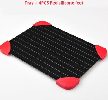 Thuisgebruik Snelle Ontdooien Lade Dooi Voedsel Vlees Fruit Quick Ontdooien Plaat Board Ontdooien Lade Keuken Gereedschap 23X16.5X0.2cm