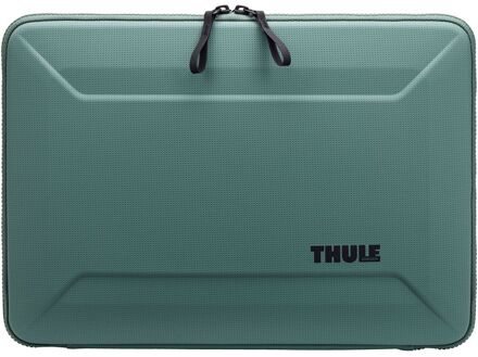 Thule Laptophoes Thule Gauntlet 5 MacBook Sleeve 16" hazy green Groen - H 27.5 x B 39 x D 3 cm