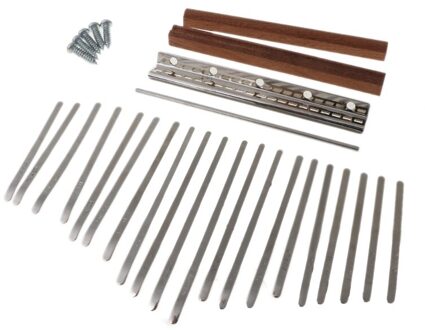 Thumb Piano Bridge Zadel 20 Keys Set Kit Voor Kalimba Diy Vervangende Onderdelen E56D
