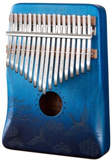 Thumb Piano Mbira Acacia 17 Toetsen Herten Kalimba Met Tuning Hamer Sticker Mahonie Body Muziekinstrument