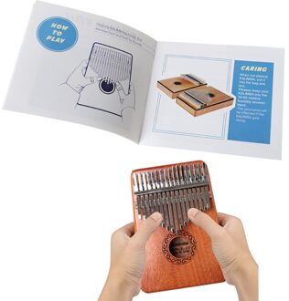 Thumb Piano Tekst Leren Boek Gids Muziek Liefhebbers Spelen Instrument Kalimba Vel Accessoires Voor Kinderen Beginners