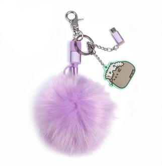 thumbsUp Pusheen 3-in-1 Usb-oplaadkabel Pompom Paars