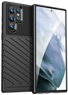 Thunder Series Samsung Galaxy S23 Ultra 5G TPU Case - Zwart