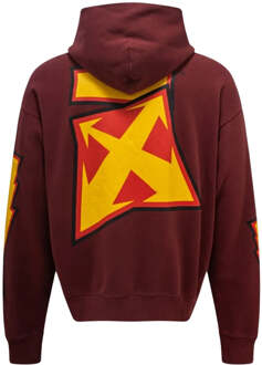 Thunder Stable Skate Fit Burgunderroter Kapuzenpullover Bourgogne