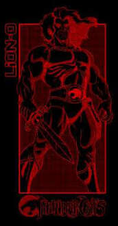 Thundercats Lion-O Red Unisex T-Shirt - Black - M - Zwart
