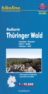 Thuringer Wald Cycle Map