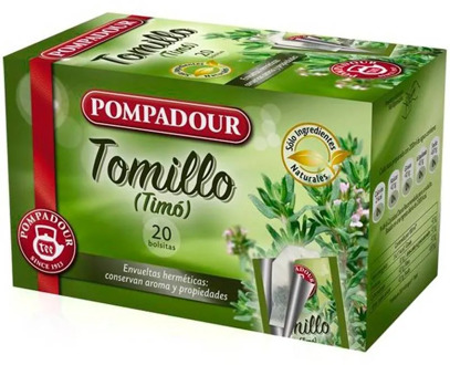 Thyme (timó) 20 bags Pompadour