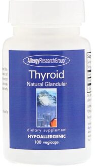 Thyroid Natural Glandular 100 Vegetarian Capsules - Allergy Research Group