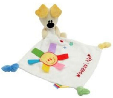 Tiamo knuffeldoekje pip pluche wit 27 x 25 x 1 cm