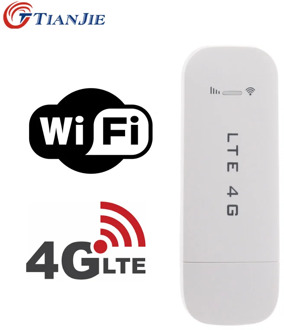 TIANJIE 4G USB wifi modem network dongle universal unlocked 4G lte usb modem wifi 4G network adaptor stick with sim card slot