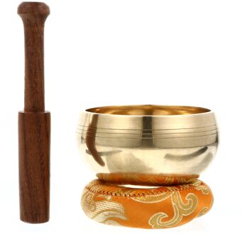 Tibetaanse Boeddhisme Kom Meditatie Gehamerd Aalmoezen Yoga Koperen Geluid Therapie Chakra Klankschaal Religieuze Benodigdheden