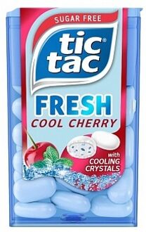 Tic Tac - Fresh Cherry Menthol Suikervrij 16 Gram