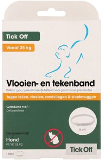 Tick Off Vlooien- en tekenband - vanaf 25kg - 75cm