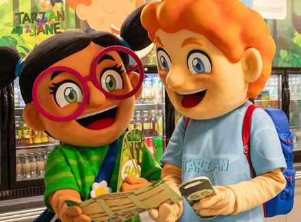 Ticket + kindergerecht naar keuze bij binnenspeeltuin Tarzan & Jane