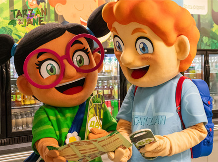 Ticket + kindergerecht & saus naar keuze bij binnenspeeltuin Tarzan & Jane