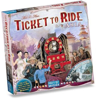 Ticket to Ride Asia - Uitbreiding Multikleur