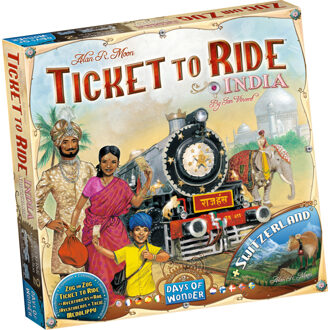 Ticket to Ride India/Zwitserland - Uitbreiding