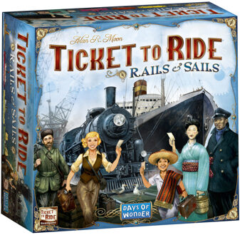 Ticket to Ride Rails & Sails - Bordspel Nederlandstalig Multikleur