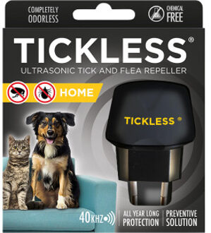 Tickless Teek en Vlo afweer - voor in huis - Zwart