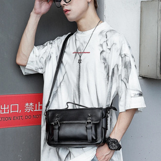 Tidog Korean-Style Casual Leather fashion Postman shoulder bag