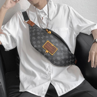 Tidog Large capacity Shoulder Messenger Bag street fashion youth chest bag