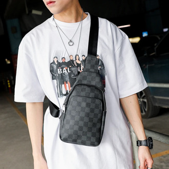 Tidog Lattice Cortex Messenger Individualized and Popular Cross-Body chest bag