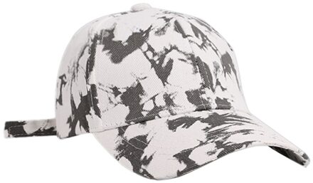 Tie Dye Cap Baseball Cap Snapback Caps Pet Hoeden Casual Tie-Dye Verstelbare Cap Sport Snapback Hip-Hop Hoed # P30 Grijs