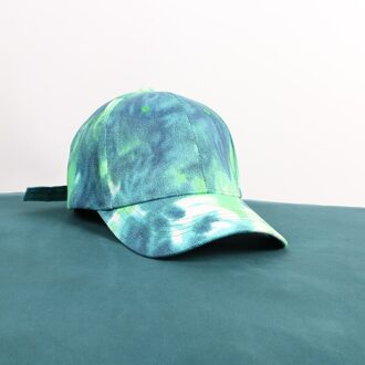 Tie Dye Cap Baseball Cap Snapback Caps Pet Hoeden Casual Tie-Dye Verstelbare Cap Sport Snapback Hip-Hop Hoed # P30 zwart