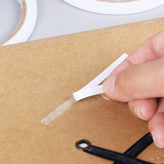 TIE LER 5mmX12m Double Sided Tape Double Faced Tape Adhesive Home Office Poster Adhesive