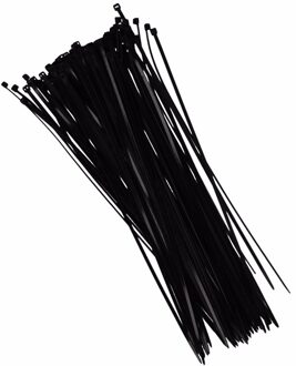 Tie-wraps zwart 28 cm 100 stuks - Action products
