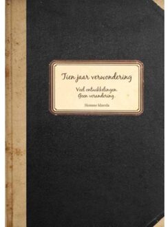 Tien jaar verwondering - Boek Homme Idzerda (9082420511)