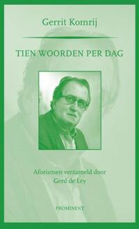 Tien woorden per dag - Boek Gerrit Komrij (9079272450)