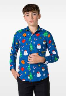Tiener Blouse Festivity Blue Opposuits Blauw