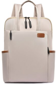 Tiener Meisje Oxford Doek Schoudertassen Vrouwelijke Rugzak Mode Vrouwen Rugzak Trend Vrouwelijke Rugzak Mode Schooltas wit